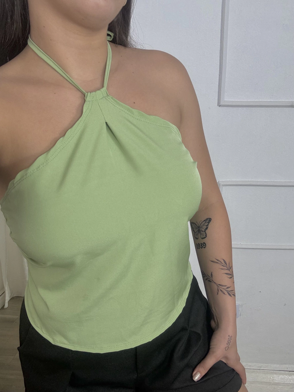 cropped frente única