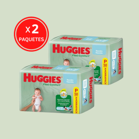 HUGGIES FLEXI COMFORT Px50, COMPRANDO 2 UNIDADES