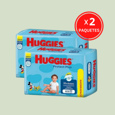 HUGGIES PROTECT PLUS COMPRANDO 2 UNIDADES - comprar online