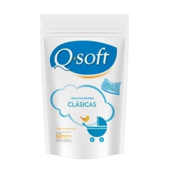 TOALLITAS HUMEDAS CLASICAS Q-SOFT x50u - PACK ECONÓMICO - comprar online