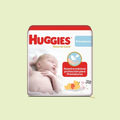 HUGGIES NATURAL CARE PREMATURO