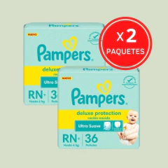 PAMPERS DELUXE RN + x36un COMPRANDO 2 UNIDADES!! en internet