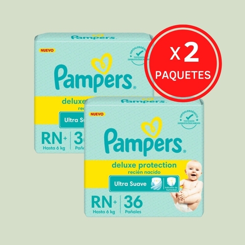 PAMPERS DELUXE RN + x36un COMPRANDO 2 UNIDADES!! en internet