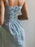 Vestido Corset Helene Floral Azul en internet