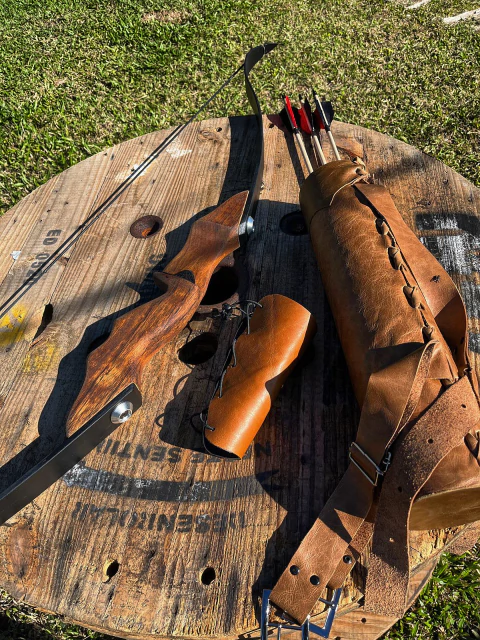 ALJAVA DE COURO MARROM - comprar online