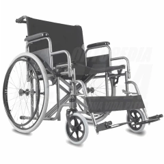 SILLA DE RUEDAS REFORZADA Super Ancho Extra de Asiento - Usuarios Hasta 150 Kg. | Importada