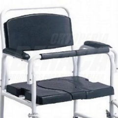 Silla de Ruedas HIGIÉNICA para Baño y Ducha de ALUMINIO | Importada en internet