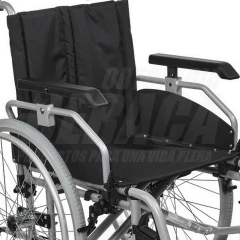 Silla De Ruedas de Aluminio PREMIUN Incluye PAR DE RUEDAS TRASERAS AUXILIARES PARA ESPACIOS REDUCIDOS | Importada - comprar online
