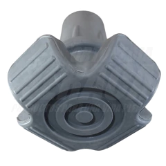 Imagen de Regatón de Goma Multipodal Cuádruple Base Ancha para Bastones de 19mm. | Importado