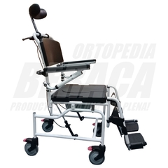 Silla De Ruedas HIGIÉNICA con Sistema de BASCULACIÓN TILT para Baño y Ducha de ALUMINIO - comprar online
