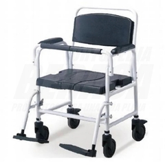 Silla de Ruedas HIGIÉNICA para Baño y Ducha de ALUMINIO | Importada - tienda online