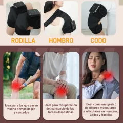 Masajeador Térmico para Rodilla y Codo – Alivio con Calor + Vibración | Recargable y Portátil - ORTOPEDIA BERACA