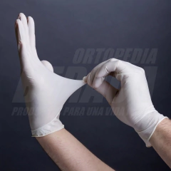 GUANTES DE EXAMINACIÓN DE LÁTEX - Descartables con Polvo - comprar online