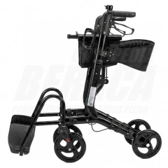 Andador ROLLATOR DUO EBANO convertible en SILLA DE RUEDAS | Importado