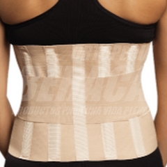 FAJA Lumbosacra BALLENADA AFELPADA, Mediana Altura: 24cm | Unisex - ORTOPEDIA BERACA