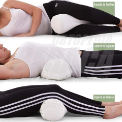 Imagen de ALMOHADÓN CILINDRO JAPONES Viscoelastico Multifuncional | Cervical y Lumbar