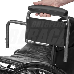 SILLA DE RUEDAS BÁRIATRICA REFORZADA SUPER ANCHO EXTRA ASIENTO 61cm - Usuarios Hasta 180kg. | Importada - ORTOPEDIA BERACA