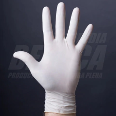 GUANTES DE EXAMINACIÓN DE LÁTEX - Descartables con Polvo - ORTOPEDIA BERACA