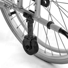 Silla De Ruedas de Aluminio PREMIUN Incluye PAR DE RUEDAS TRASERAS AUXILIARES PARA ESPACIOS REDUCIDOS | Importada - ORTOPEDIA BERACA