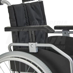 Silla De Ruedas de Aluminio PREMIUN Incluye PAR DE RUEDAS TRASERAS AUXILIARES PARA ESPACIOS REDUCIDOS | Importada en internet