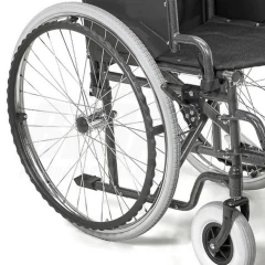 Silla de Ruedas STANDARD Desmontable y Plegable AUTOTRASLADO Ruedas 60/20cm. Símil Neumáticas - tienda online