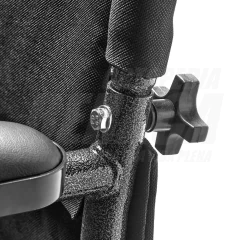 SILLA DE RUEDAS Modelo: ECONÓMICA, Semi-Fija, Plegable de AUTOTRASLADO, Ruedas 60/20cm | Importada - ORTOPEDIA BERACA