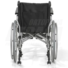 Silla De Ruedas de Aluminio PREMIUN Incluye PAR DE RUEDAS TRASERAS AUXILIARES PARA ESPACIOS REDUCIDOS | Importada - comprar online