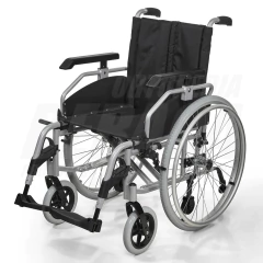 Silla De Ruedas de Aluminio PREMIUN Incluye PAR DE RUEDAS TRASERAS AUXILIARES PARA ESPACIOS REDUCIDOS | Importada en internet