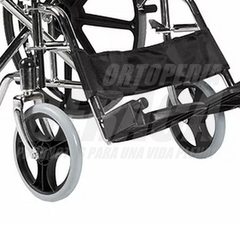 Silla De Ruedas STANDARD BLACK WHEELS Desmontable Y Plegable AUTOTRASLADO Ruedas 60/20cm Macizas | Importada - ORTOPEDIA BERACA