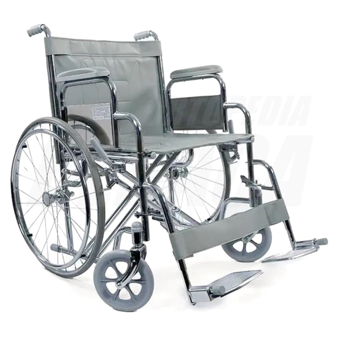 Silla De Ruedas REFORZADA DOBLE CRUCETA Obesos | Hasta 150kg.