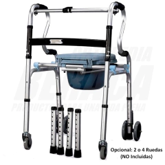 ANDADOR DE ALUMINIO MULTIPROPOSITO - PRODUCTO 3 EN 1 | Importado