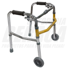 Andador de Aluminio PEDIÁTRICO CON RUEDAS Plegable | Importado