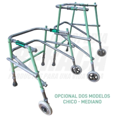 ANDADOR PEDIÁTRICO POSTERIOR PLEGABLE CON RUEDAS - Tamaño CHICO | Nacional - comprar online