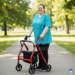 Andador ROLLATOR Reforzado / Bariátrico | Usuarios Hasta 180Kg. - comprar online