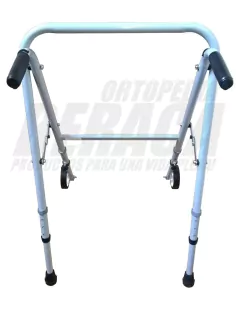 Imagen de Andador Tijera REFORZADO XL CON RUEDAS - Ideal Usuarios con Sobrepeso 150Kg. | Nacional