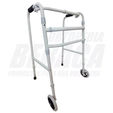 Andador PASO A PASO CON RUEDAS Articulado Doble Función STANDARD REFORZADO | Nacional - comprar online