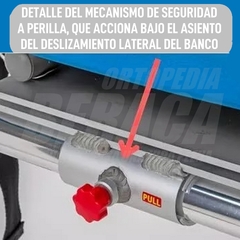 BANCO DE TRANSFERENCIA AUTO-DESLIZABLE CON ASIENTO GIRATORIO Y ACOLCHADO para Bañera y Ducha | Importado - tienda online