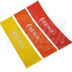 Kit de 3 BANDAS CIRCULARES de Látex DIFERENTES DENSIDADES | Rehabilitación, Fitness, GYM. - comprar online