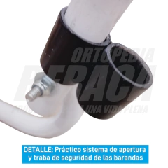 BARANDA PARA CAMA PLUS + MESA DE CAMA + REGULABLE EN ALTURA MULTIFUNCIONAL para Camas Convencionales y Somieres - tienda online