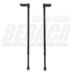 Bastón de ALUMINIO con MANGO ARTRÍTICO Puño Anatómico y Ergonómico | Importado