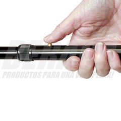 Bastón de ALUMINIO con MANGO ARTRÍTICO Puño Anatómico y Ergonómico | Importado - ORTOPEDIA BERACA