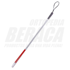 Bastón Blanco No Videntes Plegable - Tamaño: GRANDE 140cm | Importado - ORTOPEDIA BERACA