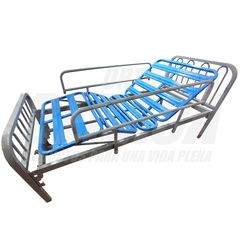 Cama Ortopédica Manual Económica | Incluye Par De Barandas