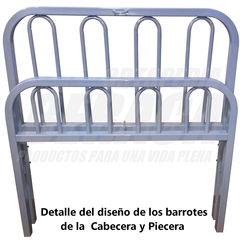 Cama Ortopédica Manual Económica | Incluye Par De Barandas en internet