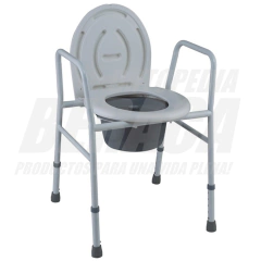 SILLA SANITARIA REFORZADA Inodoro Portátil + Elevador de Inodoro | Producto 2 en 1 - Importado - ORTOPEDIA BERACA