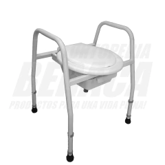 Inodoro Portátil + Eleva Inodoro SIN RESPALDO | Producto 2 En 1 - Nacional - comprar online