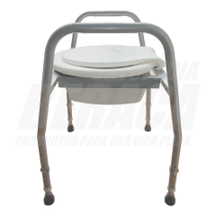 SILLA SANITARIA SIN RESPALDO MULTIFUNCIONAL de Aluminio - Producto 3 en 1 | Nacional - tienda online