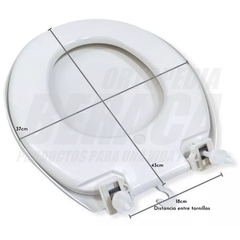 Asiento REPUESTO TAPA Y TABLA UNIVERSAL ACOLCHADA SOFT | Importada
