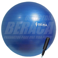 Pelota ESFERODINAMIA CON INFLADOR 65cm. - Rehabilitación Pilates Yoga Fitness Gym