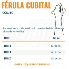 SEPARADOR DE DEDOS MANO - Férula Cubital de Neoprene - tienda online
